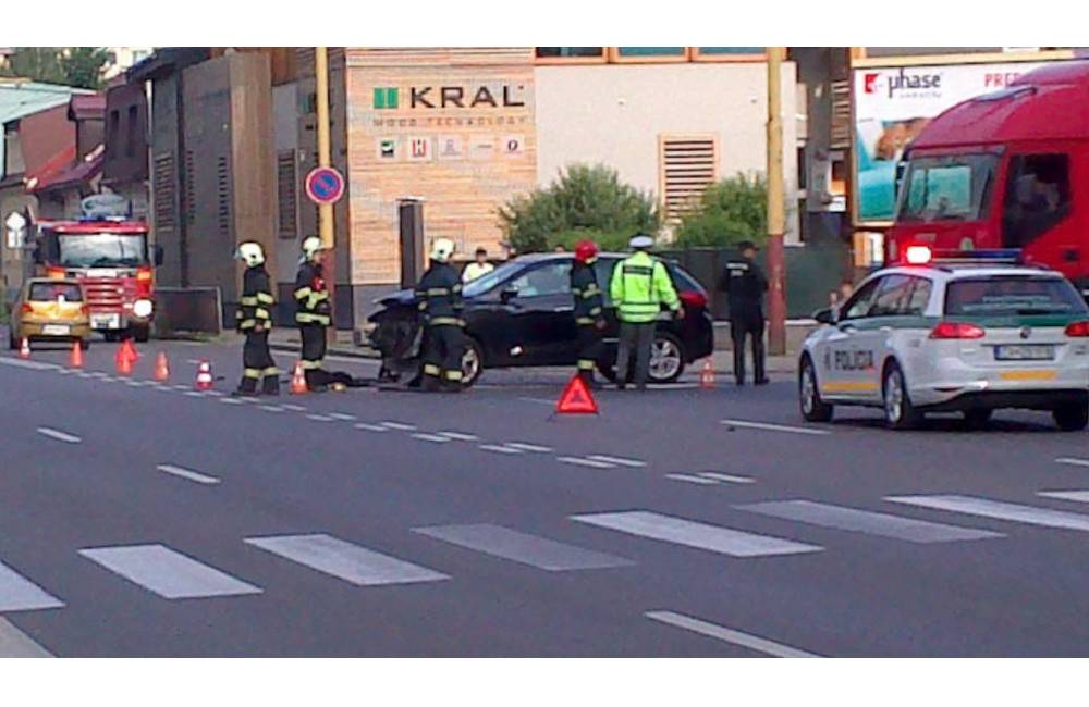 Foto: Dopravná nehoda na ulici Predmestská 20.júna 2014