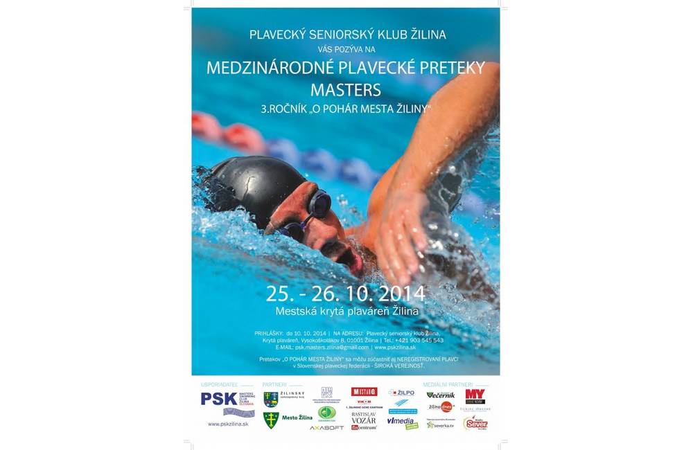 Foto: Medzinárodné plavecké preteky Masters - 3. ročník o pohár mesta Žilina