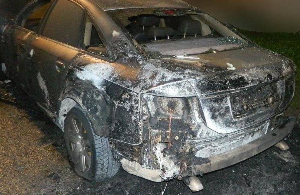 Foto: V Martine neznámy páchateľ podpálil motorové vozidlo, škoda je 10 tisíc eur