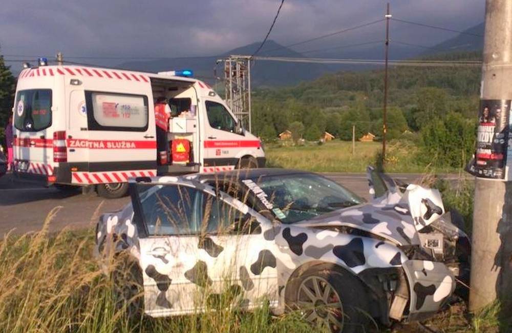 Foto: Vážna dopravná nehoda na križovatke Varín - Koňhora