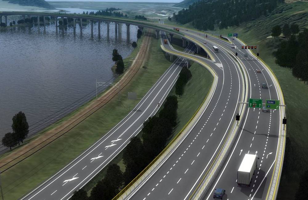Foto: Výstavba úseku diaľnice D3 Žilina, Strážov – Žilina, Brodno odštartovala