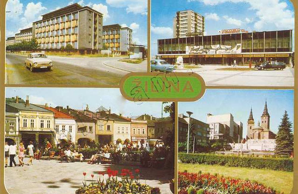 Foto: Žilina na starých farebných pohľadniciach