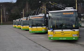 Rozloženie trolejbusov v sieti DPMŽ je rovnomerné