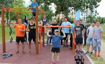 Už druhý workout park otvorený, prebehne aj tréning na Mariánskom námestí