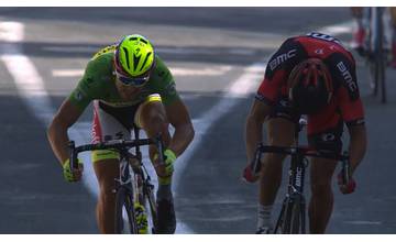 Peter Sagan v dnešnej etape opäť druhý