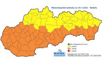 Nepodceňujte teplo, do 19:00 platí výstraha na teplotu 34 stupňov