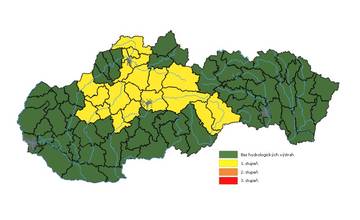 SHMÚ vydal výstrahy na prívalové povodne pre Žilinu