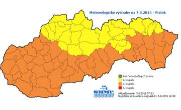 Výstraha na piatok: Čakajú nás 35 stupňové horúčavy!