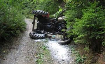 V Terchovej mal traktor zavaliť muža. Polícia ho však našla doma