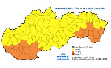 Leto ešte neskončilo! Na pondelok bola vydaná výstraha pred vysokými teplotami