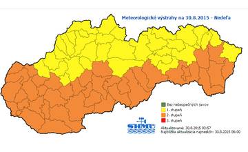 Horúco bude aj dnes. Očakáva sa teplota až 34°C