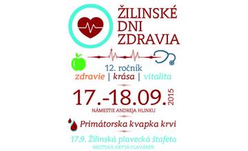Žilinské dni zdravia 2015 - aj tento rok Žilinská plavecká štafeta či Primátorská kvapka krvi