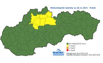 Pozor na silný dážď. SHMÚ vydal meteorologické aj hydrologické výstrahy