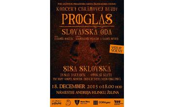 Pozvánka: Koncert Proglas so Sisou Sklovskou na Hlinkovom námestí
