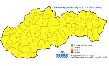 Dnes v noci nás čaká hustá hmla, dohľadnosť sa bude pohybovať od 50 metrov