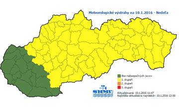 Poľadovicu hlásia aj na dnešnú noc, do rána si dávajte na cestách pozor!