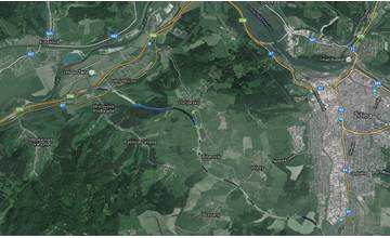 Mapy výstavby diaľníc v okolí Žiliny