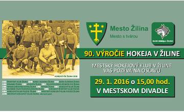 Žilinský hokej si 29. januára pripomenie 90. výročie vzniku