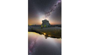 Unikátna astronomická snímka - fotograf využil aj krásu Oravskej Lesnej