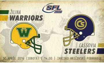 Žilinských Warriorov čaká prvý domáci zápas už 30.4.2016, príďte ich podporiť