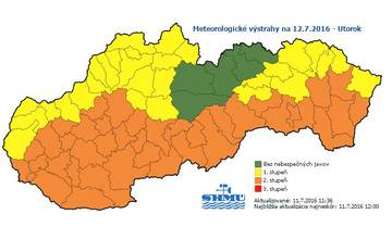 Pekné a slnečné počasie môžu prekaziť búrky, SHMÚ vydal výstrahu 1.stupňa