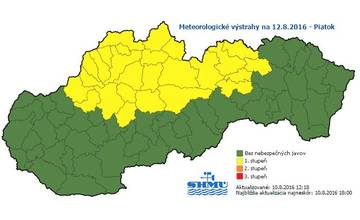 V piatok nadránom sa v Žiline očakáva prízemný mráz