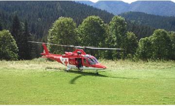 9-ročná turistka z Českej republiky si v Malej Fatre poranila hlavu, previezol ju vrtuľník