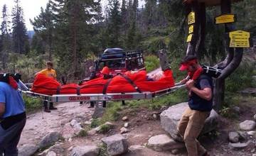 66-ročný turista z Anglicka sa zranil v Malej Fatre, pomáhali mu horskí záchranári