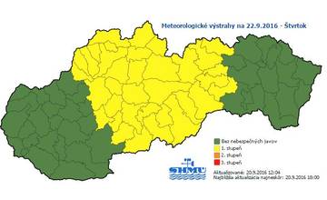 Vo štvrtok ráno môže mrznúť, SHMÚ vydal výstrahu 1.stupňa