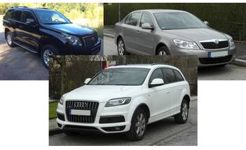 Za posledný týždeň ukradli v Žiline 3 osobné autá - Škoda, Audi, Toyota
