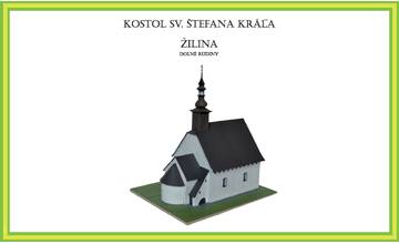 Kostol sv. Štefana kráľa v Žiline má unikátny papierový model, vydaných bolo 300 kusov
