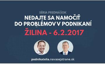 Prednáška Nedajte sa namočiť do problémov v podnikaní už 6. februára 2017
