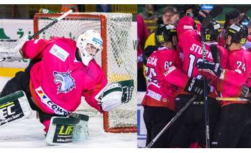 Špeciálnu edíciu ružových dresov MsHK Žilina vydražili za viac ako 2 000 eur