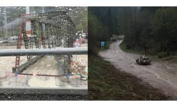 FOTO + VIDEO: Vodné toky a záplavy v Žilinskom kraji zachytené čitateľmi