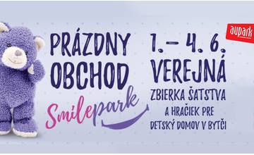 Deň detí v Auparku Žilina a "Prázdny obchod" - prispejte nepotrebnými vecami pre iné deti