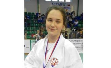 Sarah Hrnková z Karate Klubu AC UNIZA Žilina sa prebojovala do štvrťfinále svetového pohára v karate