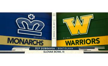 Žilinskí Warriori sa už v nedeľu predstavia v Slovak Bowl III, súperom im budú Bratislava Monarchs