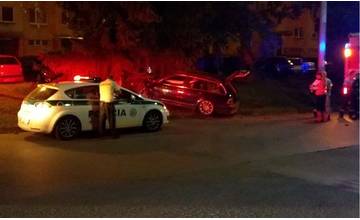 Na sídlisku Solinky nabúral opitý vodič BMW do stromu, po nehode nafúkal 2,13 promile