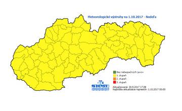 V noci sa očakáva prízemný mráz, teplota môže klesnúť až na -7°C