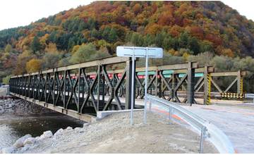 Dočasný most vo Vraní pre stavebné práce na mesiac uzatvoria s účinnosťou od 7. októbra