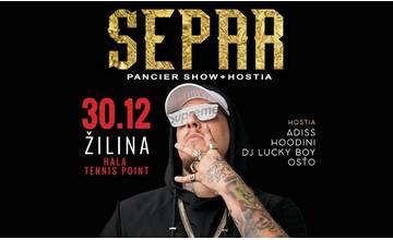 Koncert SEPAR-a v Žiline sa presúva na 30. decembra do Tennis Point Žilina