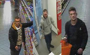 Žilinskí policajti hľadajú mužov na fotografiách, všetci traja mali kradnúť v obchodoch v Žiline