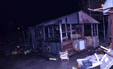 V susednom meste Martin včera do tla zhorela tržnica, hasiči bojovali s požiarom 3 hodiny
