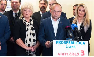 Kandidát na primátora Žiliny za SNS Tibor Hanuliak dnes predstavil program