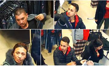 Polícia žiada o pomoc pri stotožnení osôb na fotografiách v súvislosti s krádežou oblečenia za 309 €