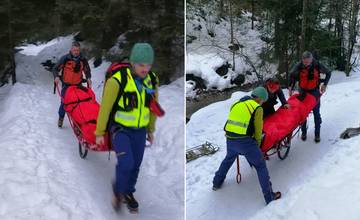 V Jánošíkových dierach skolabovala 41-ročná turistka, k sanitke ju dopravili horskí záchranári