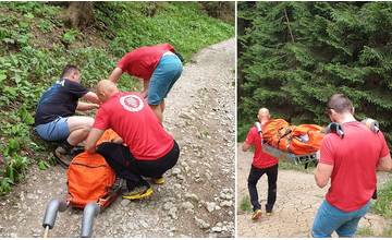 Horskí záchranári pomáhali v Malej Fatre 13-ročnej turistke, ktorá mala silné nevoľnosti a zvracala