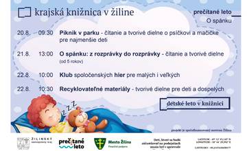 Krajská knižnica v Žiline pozýva na Detské leto v knižnici - 8. týždeň