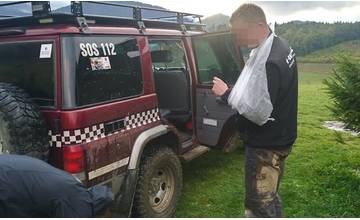 21-ročný nemecký turista spadol pri zostupe z Poludňového grúňa, pomáhali mu horskí záchranári