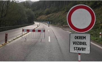 Cesta medzi Žilinou a Martinom bude počas víkendu 5. - 6. októbra bez obmedzení, uzávierku zrušili